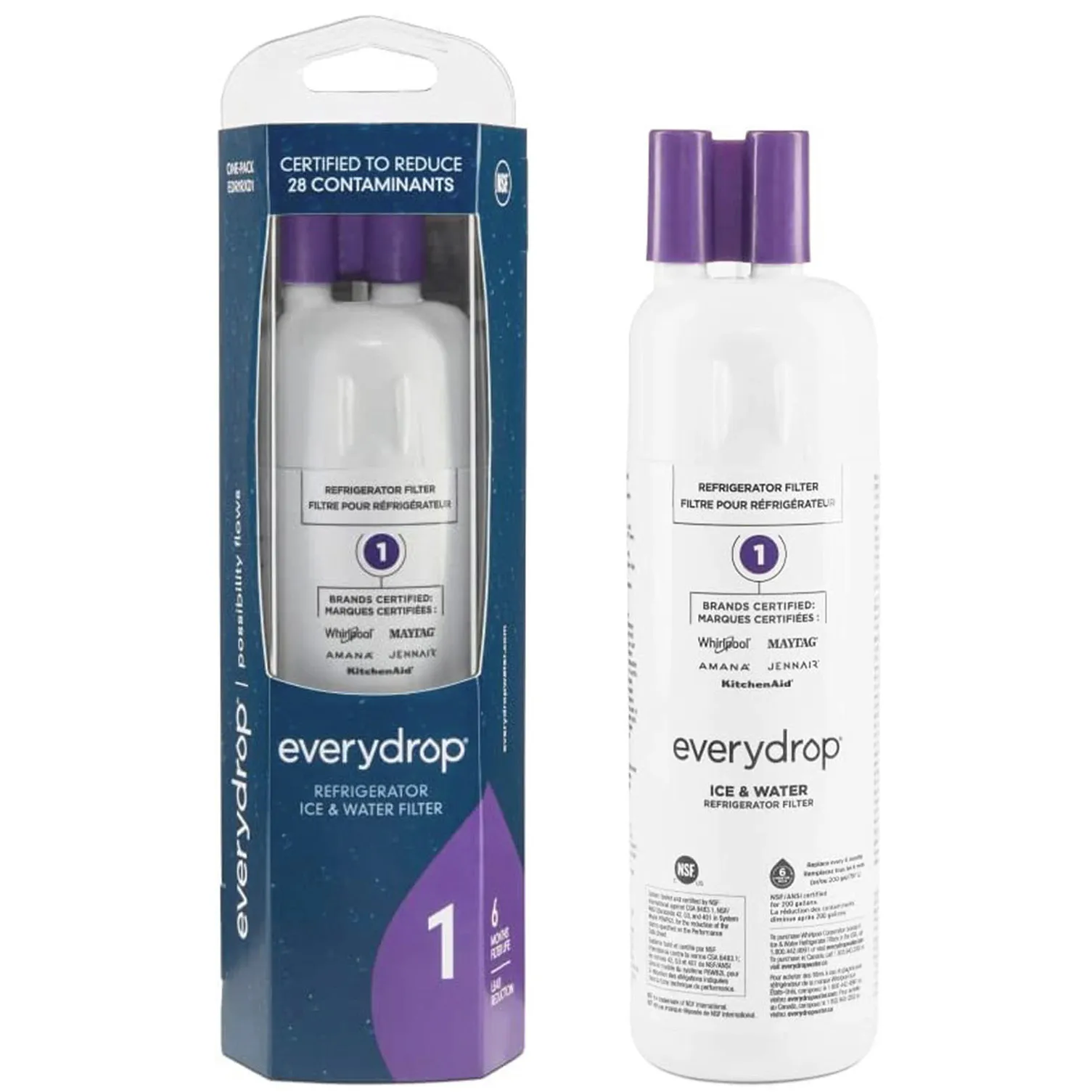 Everydrop refrigerator water filter 1 - EDR1RXD1 water filter