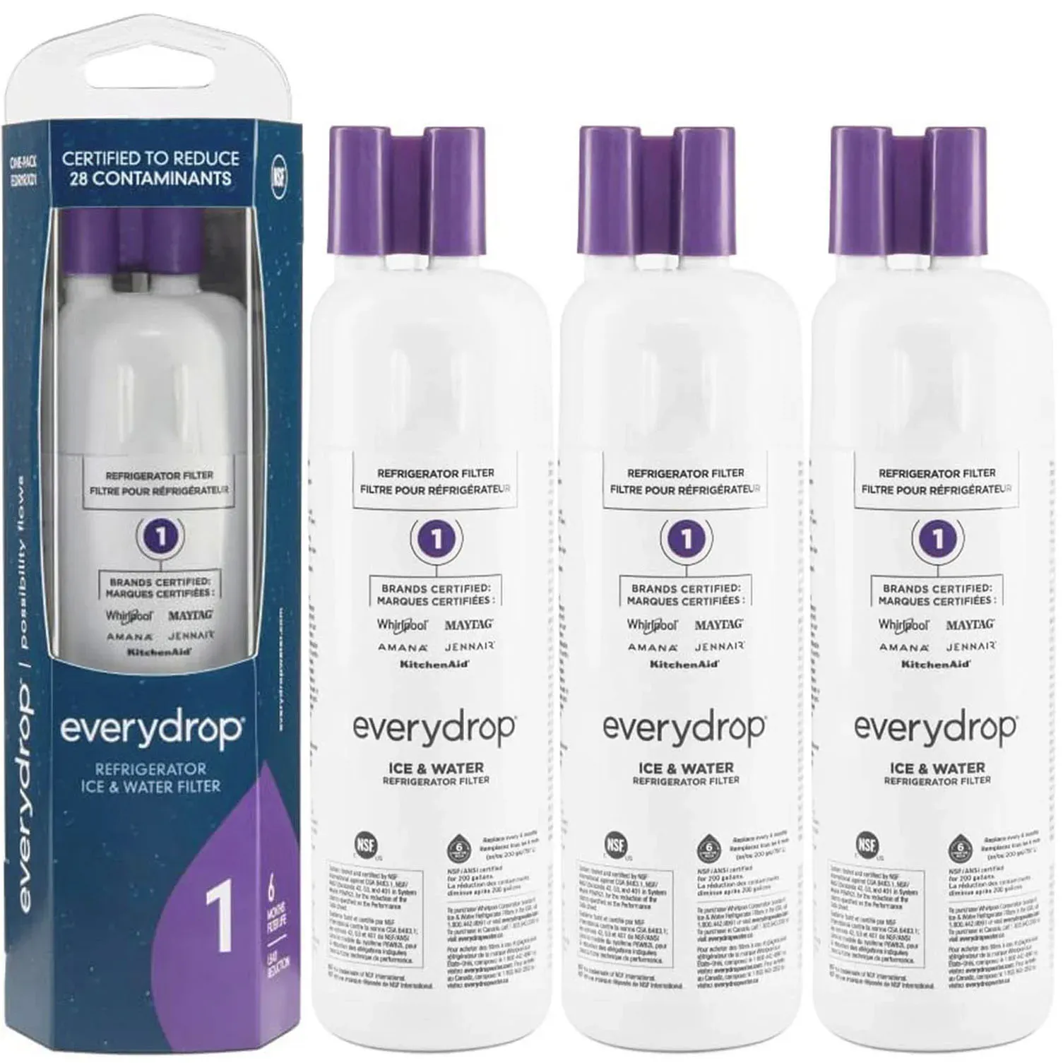 Everydrop refrigerator water filter 1 - EDR1RXD1 water filter