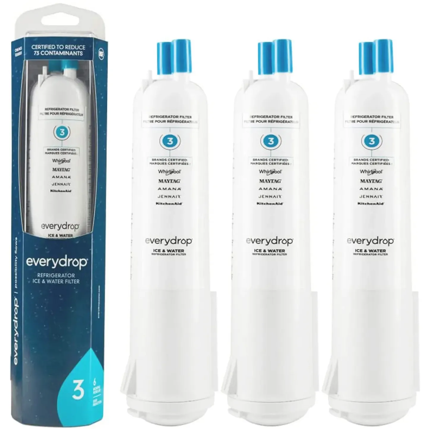 Everydrop refrigerator water filter 3 - EDR3RXD1 water filter