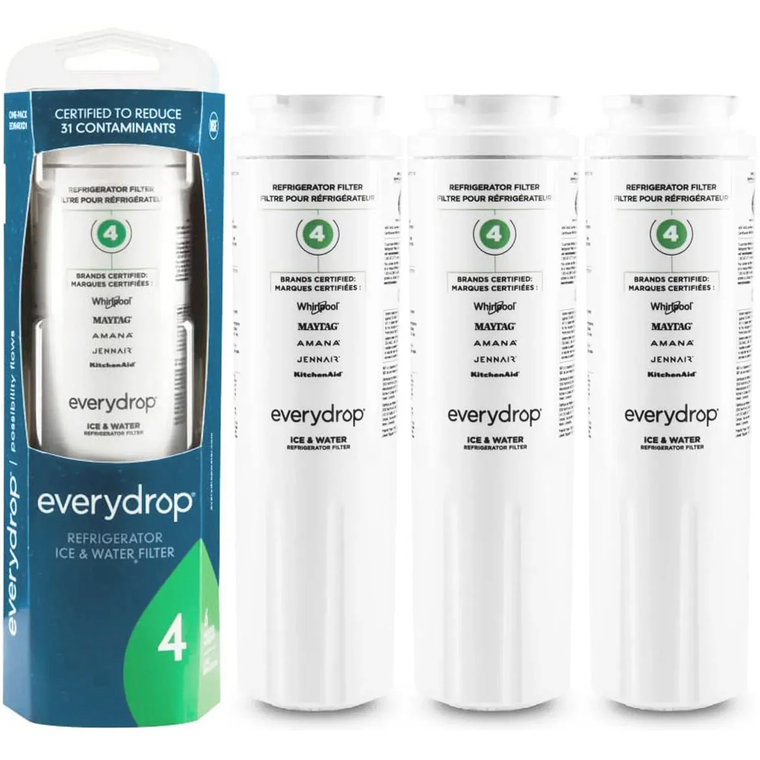 Everydrop refrigerator water filter 4 - EDR4RXD1 water filter