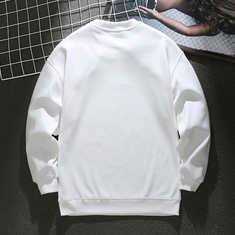 American style velvet thickened sweatshirt round neck cover