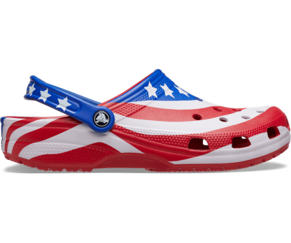 Unisex-Adult Bistro Classic American Flag Clog
