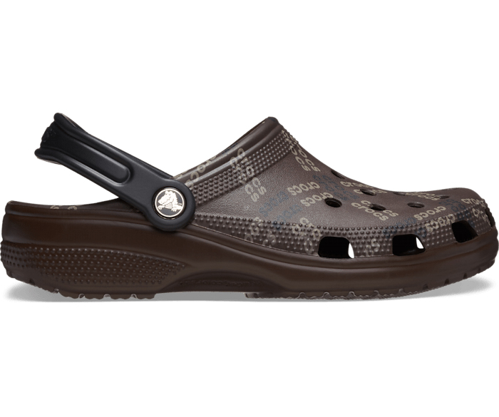 Unisex-Adult Classic Logo Pattern Clog