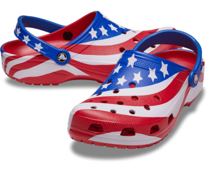 Unisex-Adult Bistro Classic American Flag Clog