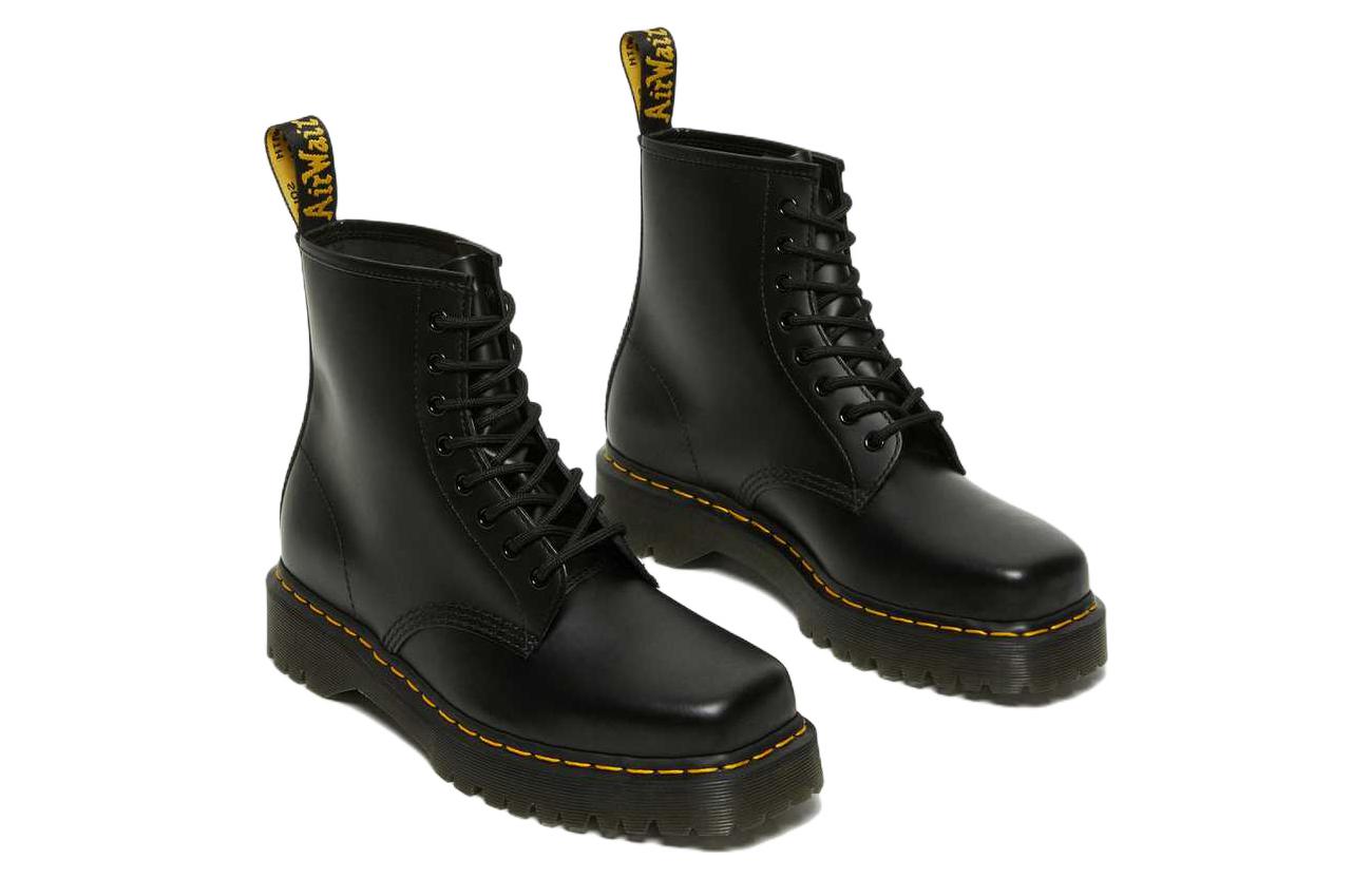Dr. mtthhartens 1460 Bex Squared Toe Leather Lace Up 'Black' 27886001