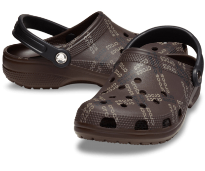 Unisex-Adult Classic Logo Pattern Clog