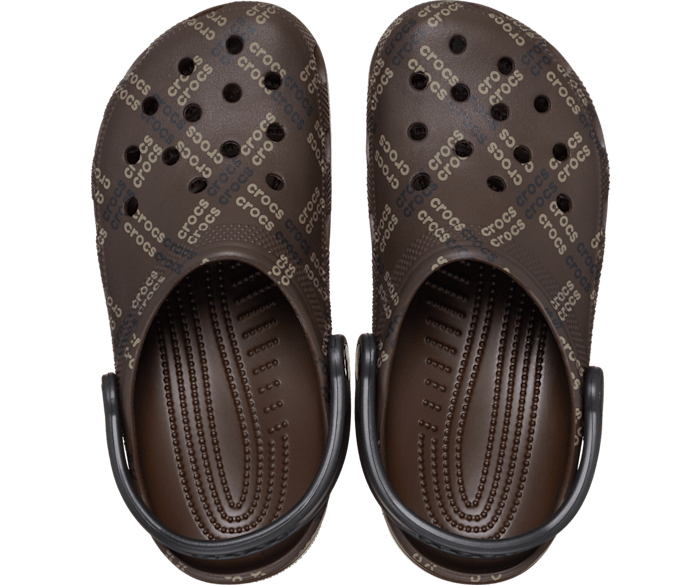 Unisex-Adult Classic Logo Pattern Clog