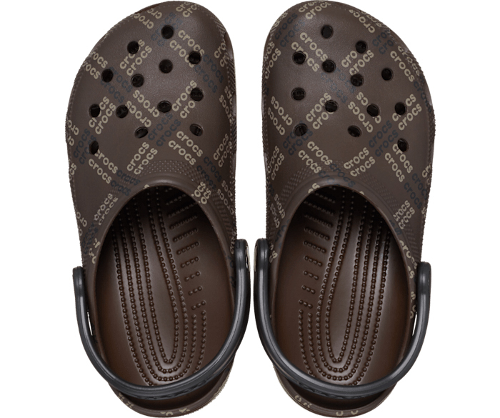 Unisex-Adult Classic Logo Pattern Clog