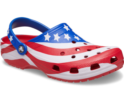 Unisex-Adult Bistro Classic American Flag Clog