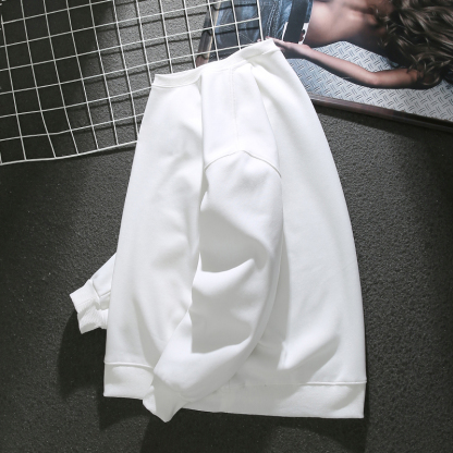 American style velvet thickened sweatshirt round neck cover