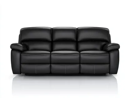 Sofá reclinable 200x95x100 cm - Negro - Estilo moderno-Cozygoloft