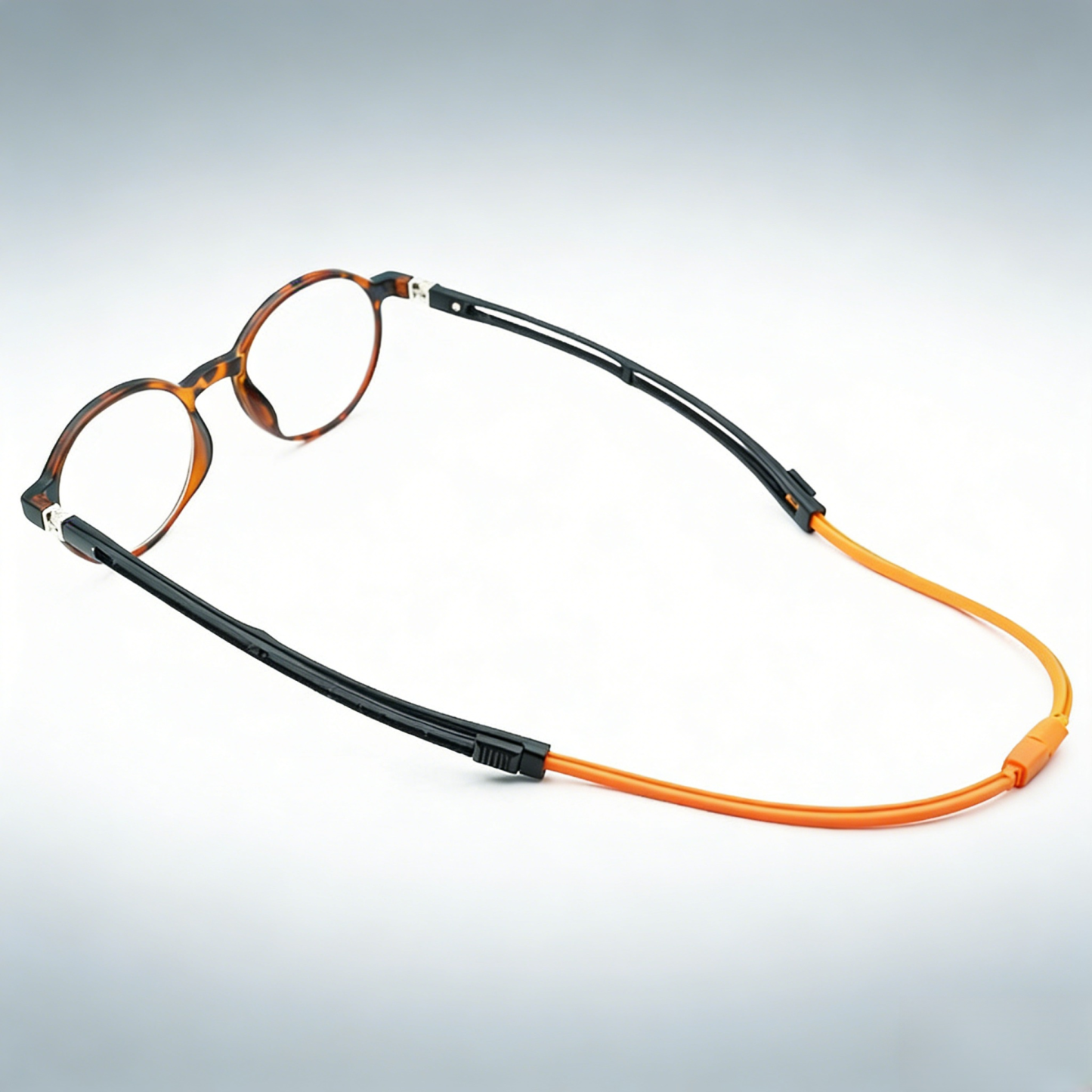 Can hang neck long silicone strap reading glasses