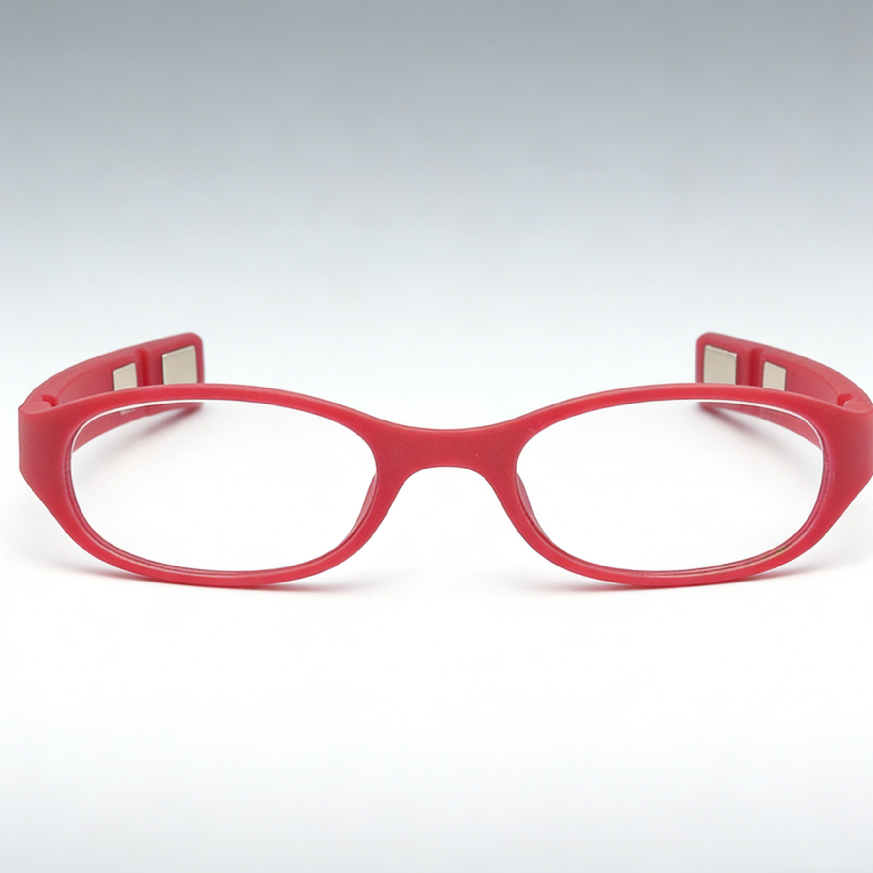 Portable wrist mounted magnetic folding reading glasses