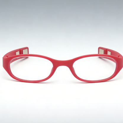 Portable wrist mounted magnetic folding reading glasses