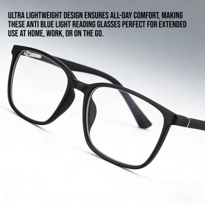 Ultra light anti blue light reading glasses for men and women