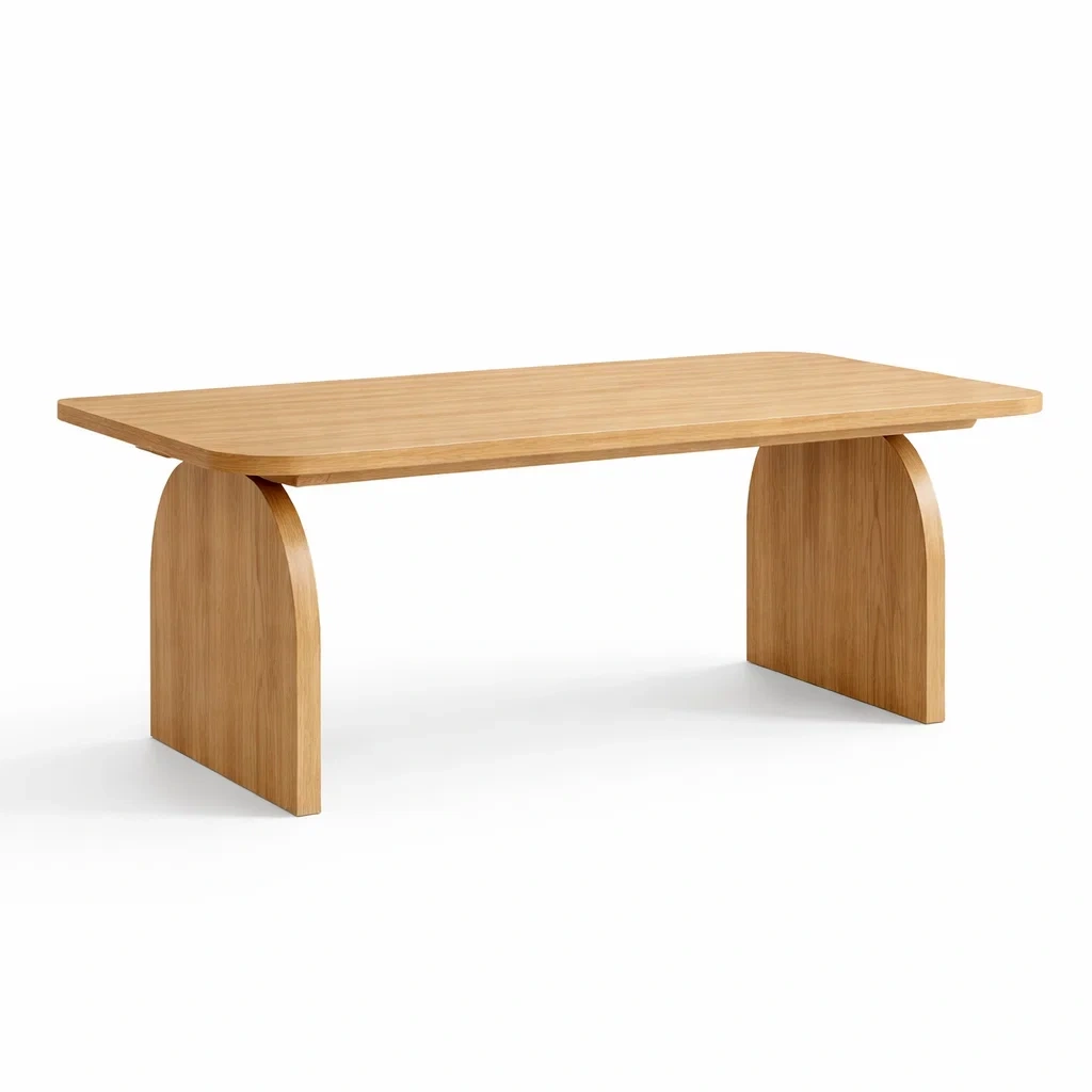 Tavolo rettangolare in bambù 180x90x75 cm-COZYSOFACRAFTS