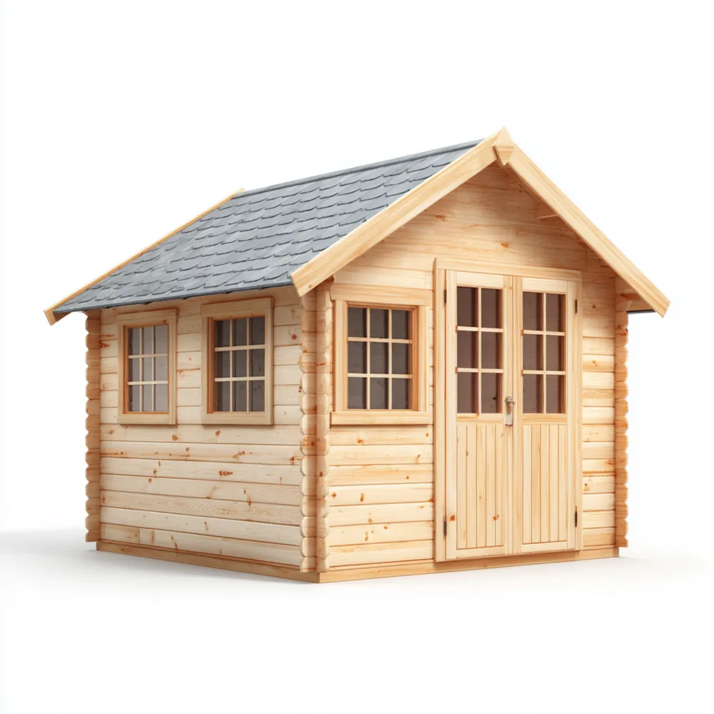 Casetta da giardino in legno 300x250x280 cm – Naturale