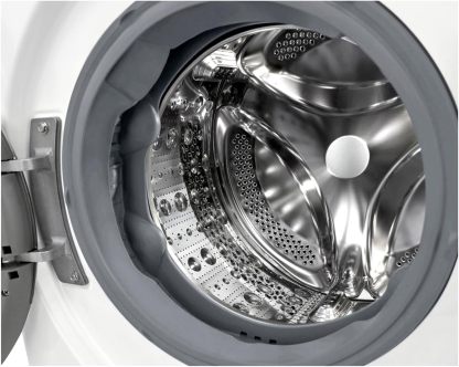 LG F4WV7080, Klasse A, Frontlader-Waschmaschine 8 kg, 1400 U/Min, AI Direct Drive, Wi-Fi, Tiefenreinigung mit Dampf, Große Kapazität, TRIPLE A, Außentür aus Sicherheitsglas, 62 x 60 x 85 cm ꟷ Weiß