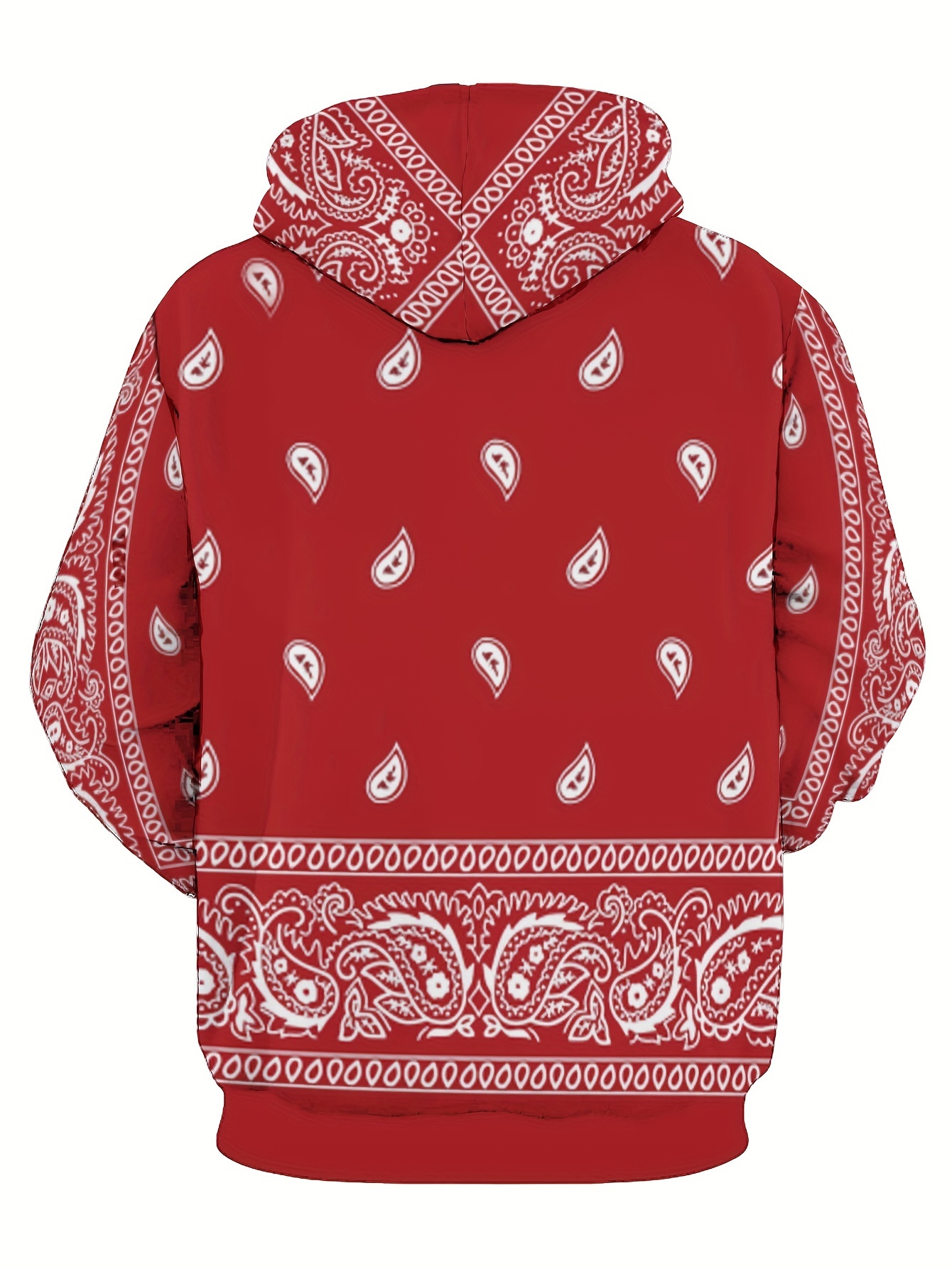 creative cashew pattern print hoodie cool hoodies for men mens casual graphic design hooded sweatshirt with kangaroo pocket streetwear for winter fall as gifts details 6