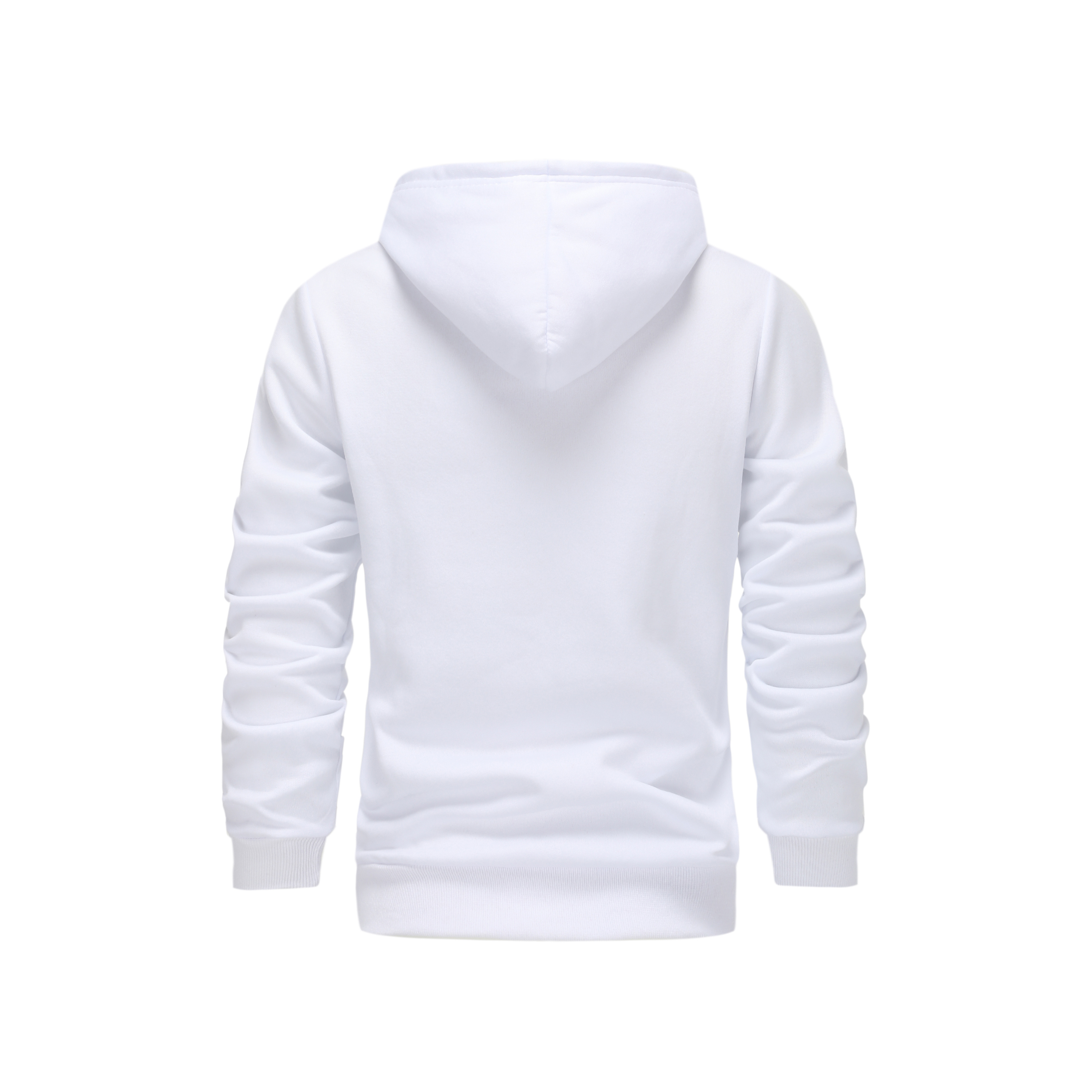 long sleeve mens casual zipper hoodie with kangaroo pocket drawstring pocket zipper hoodie details 3