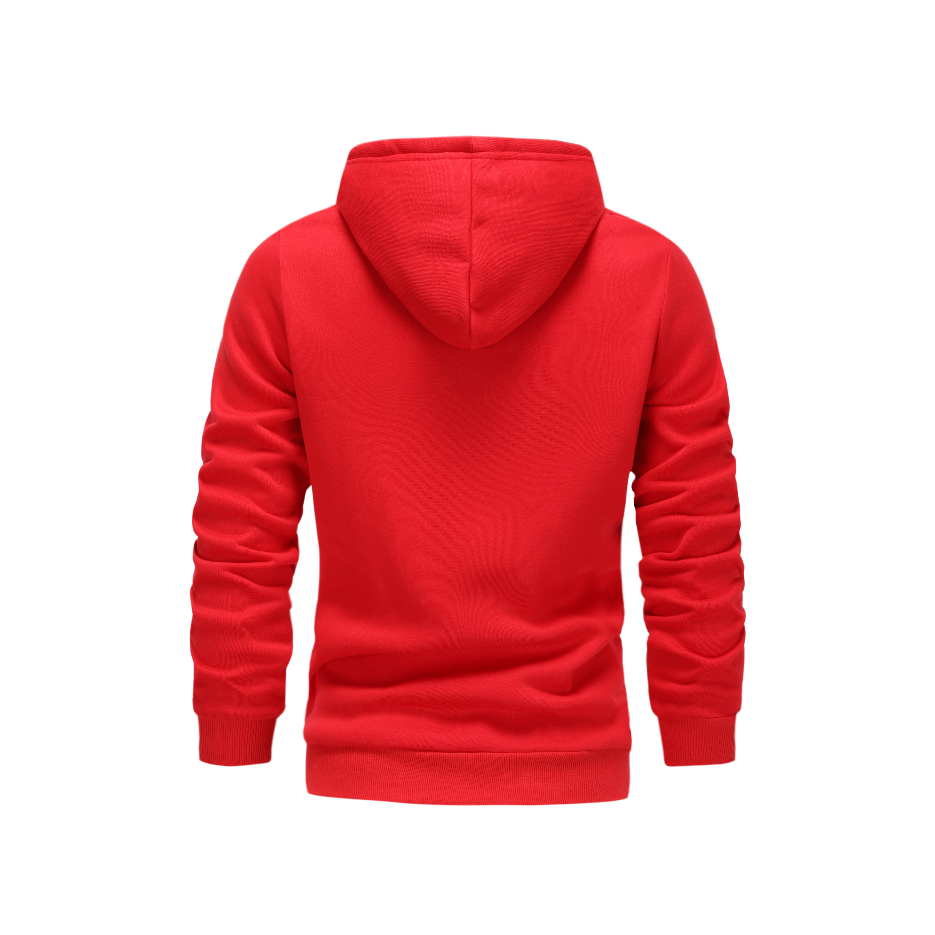 long sleeve mens casual zipper hoodie with kangaroo pocket drawstring pocket zipper hoodie details 9