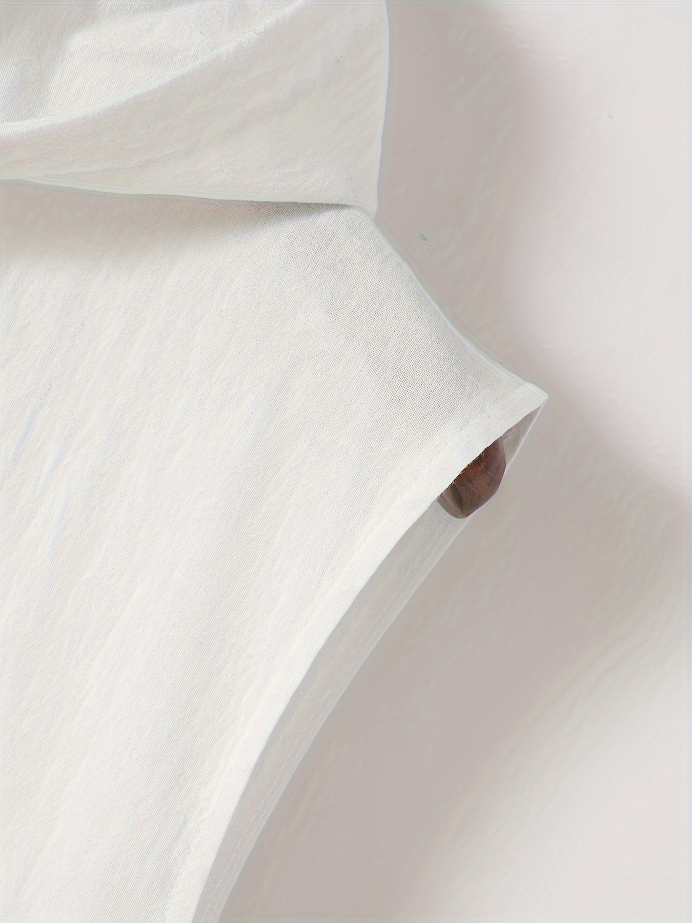 mens solid color cotton linen sleeveless hooded pullover shirt sporty style casual summer tank top details 26