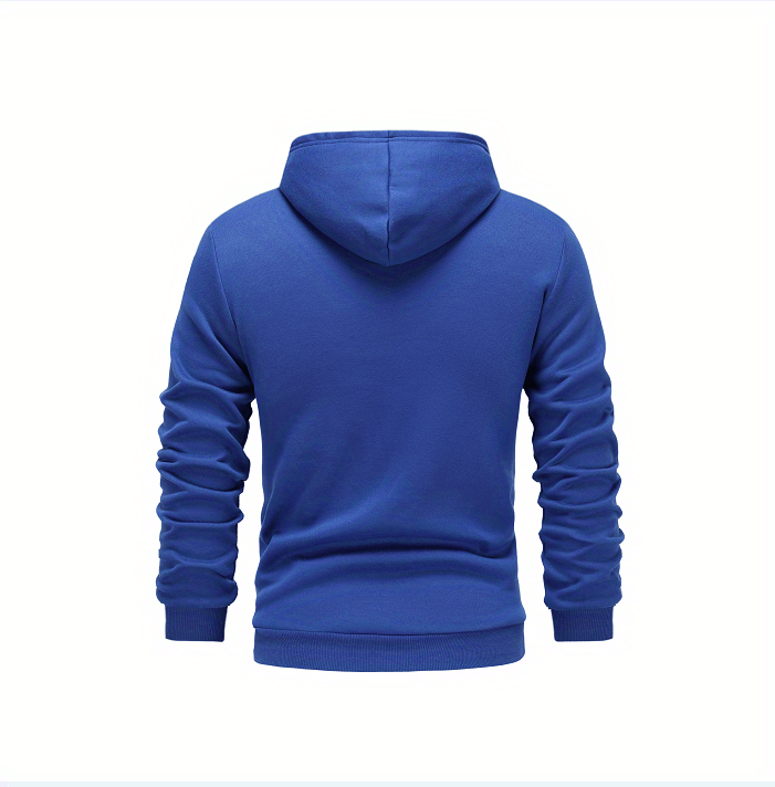 long sleeve mens casual zipper hoodie with kangaroo pocket drawstring pocket zipper hoodie details 11