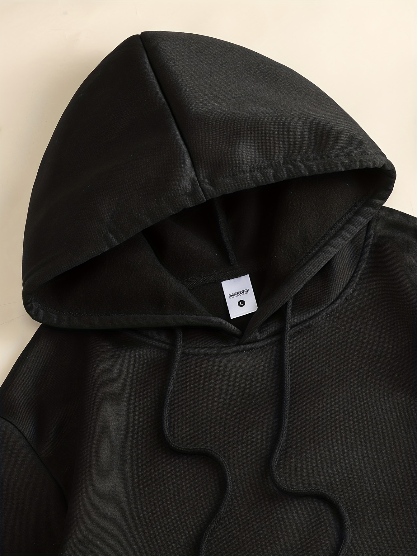 solid color hoodies for men hoodie with kangaroo pocket comfy loose trendy hooded pullover mens clothing for autumn winter details 28