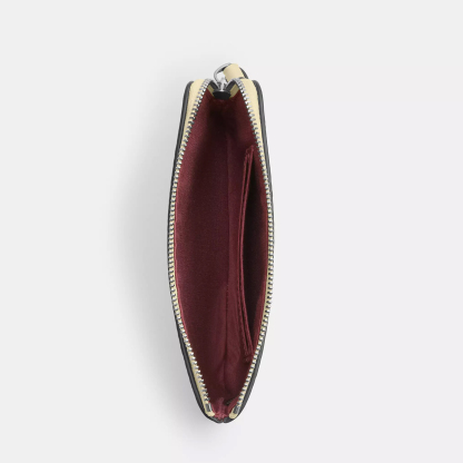 Corner Zip Wristlet In Signature Canvas