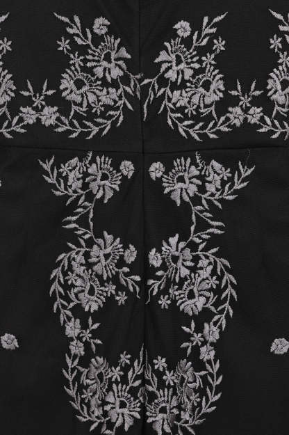 Embroidered Hanky Hem Dress