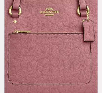Station Tote Bag In Signature Leather