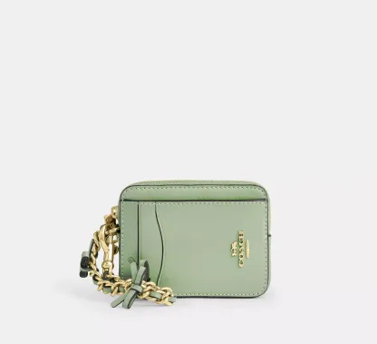 Zip Card Case With Bows