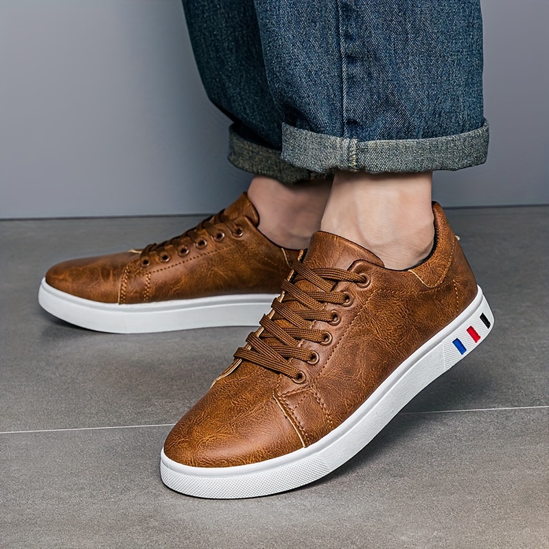 Men's shoes spring new casual oversized men's sports flat sole shoes trend versatile work shoes