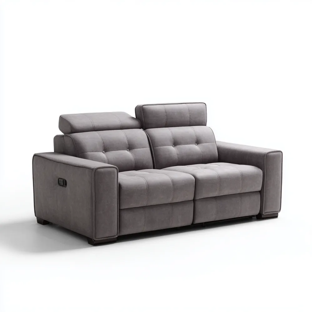 2-Sitzer-Sofa Stoff 150x90x85 cm – Dunkelgrau – Modernes Design-Carveavero