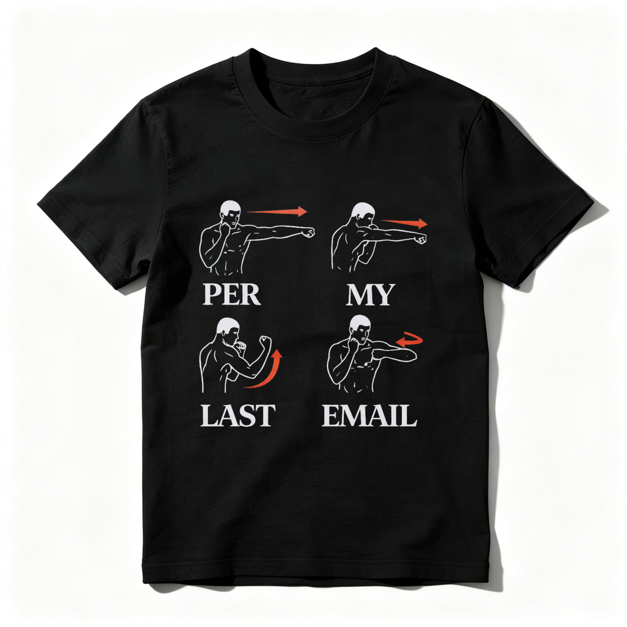 CLOTTYA Per My Last Email T-Shirt Funny Humor Graphic Tee Men Women Casual Shirt