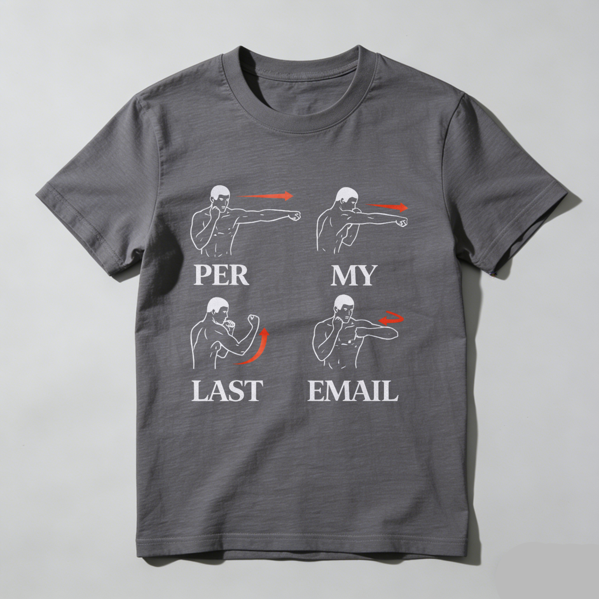 CLOTTYA Per My Last Email T-Shirt Funny Humor Graphic Tee Men Women Casual Shirt