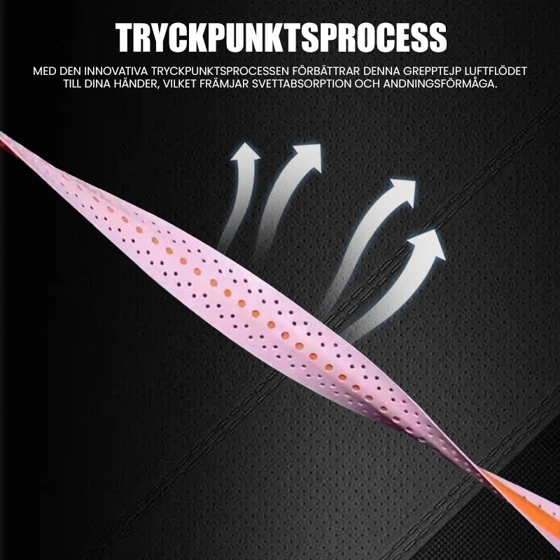 Pressure point design for sweat absorption