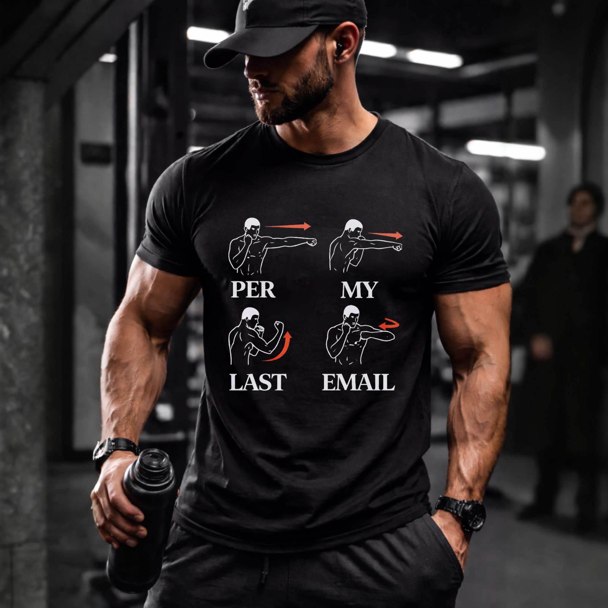 CLOTTYA Per My Last Email T-Shirt Funny Humor Graphic Tee Men Women Casual Shirt