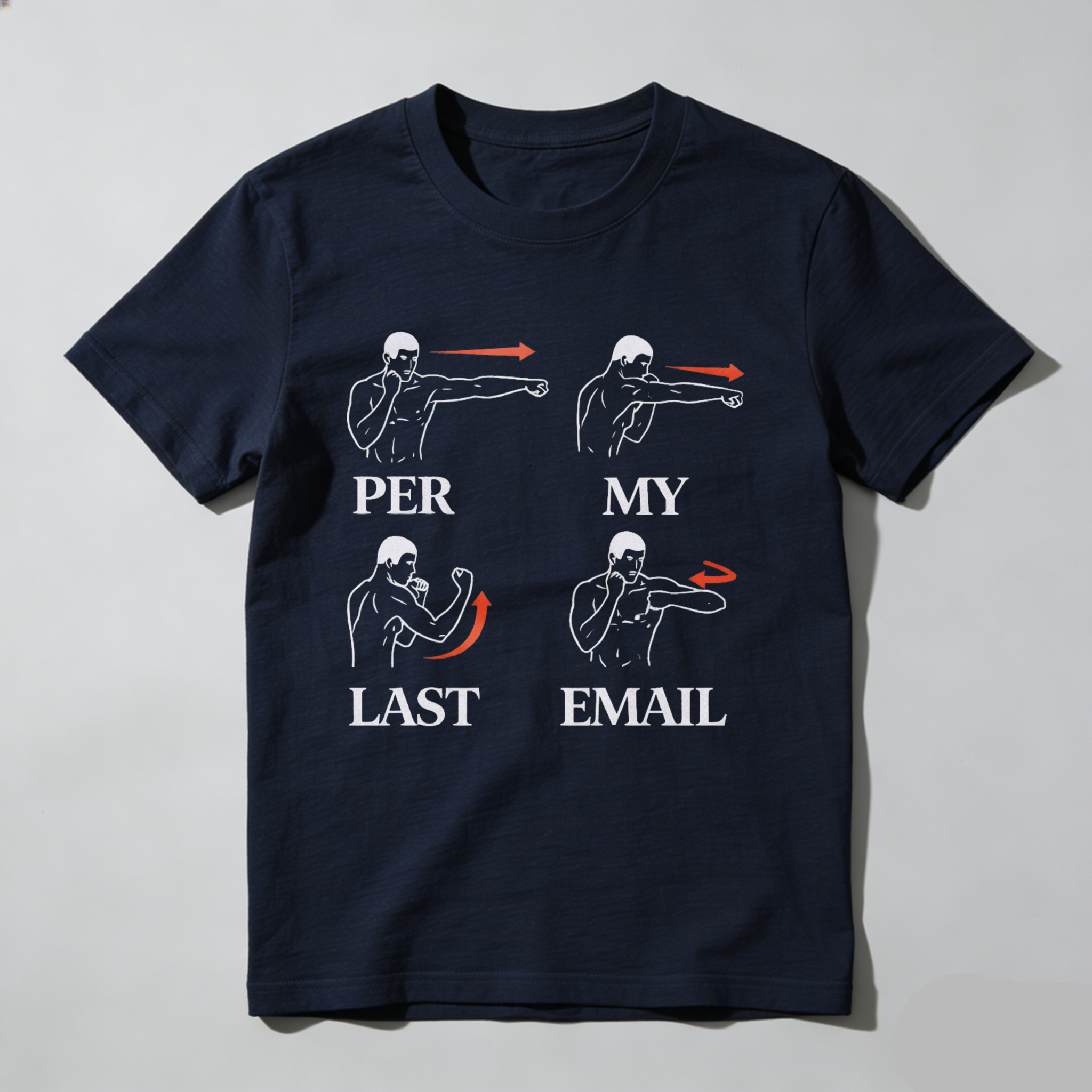 CLOTTYA Per My Last Email T-Shirt Funny Humor Graphic Tee Men Women Casual Shirt