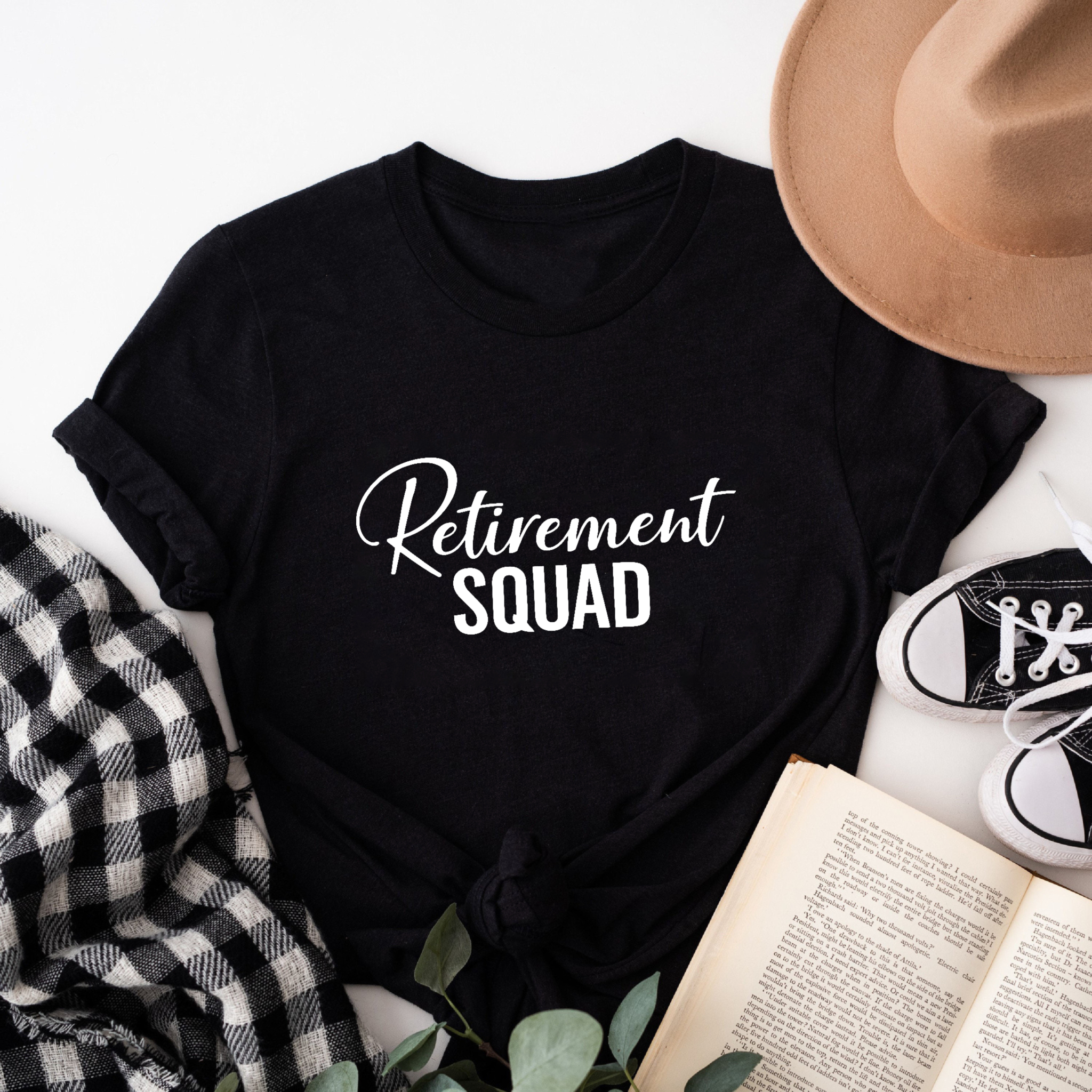 Clottya Retirement Squad T-Shirt For Leisure And Summer Outings