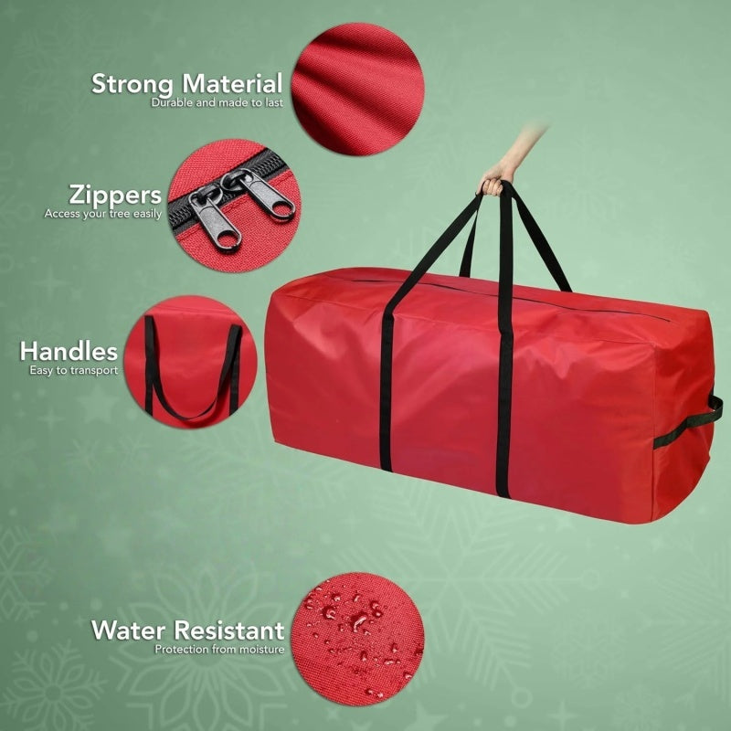 Reinforced Handles Christmas Tree Storage Bag