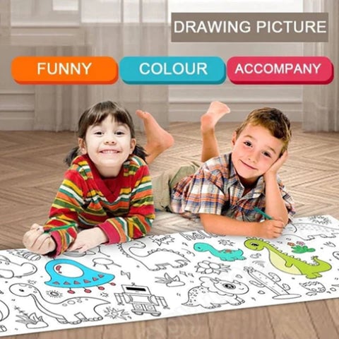 Kids using picture scroll