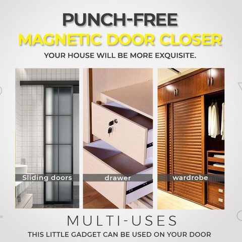 Multi-Use Magnetic Door Closer for Cabinets/Drawers