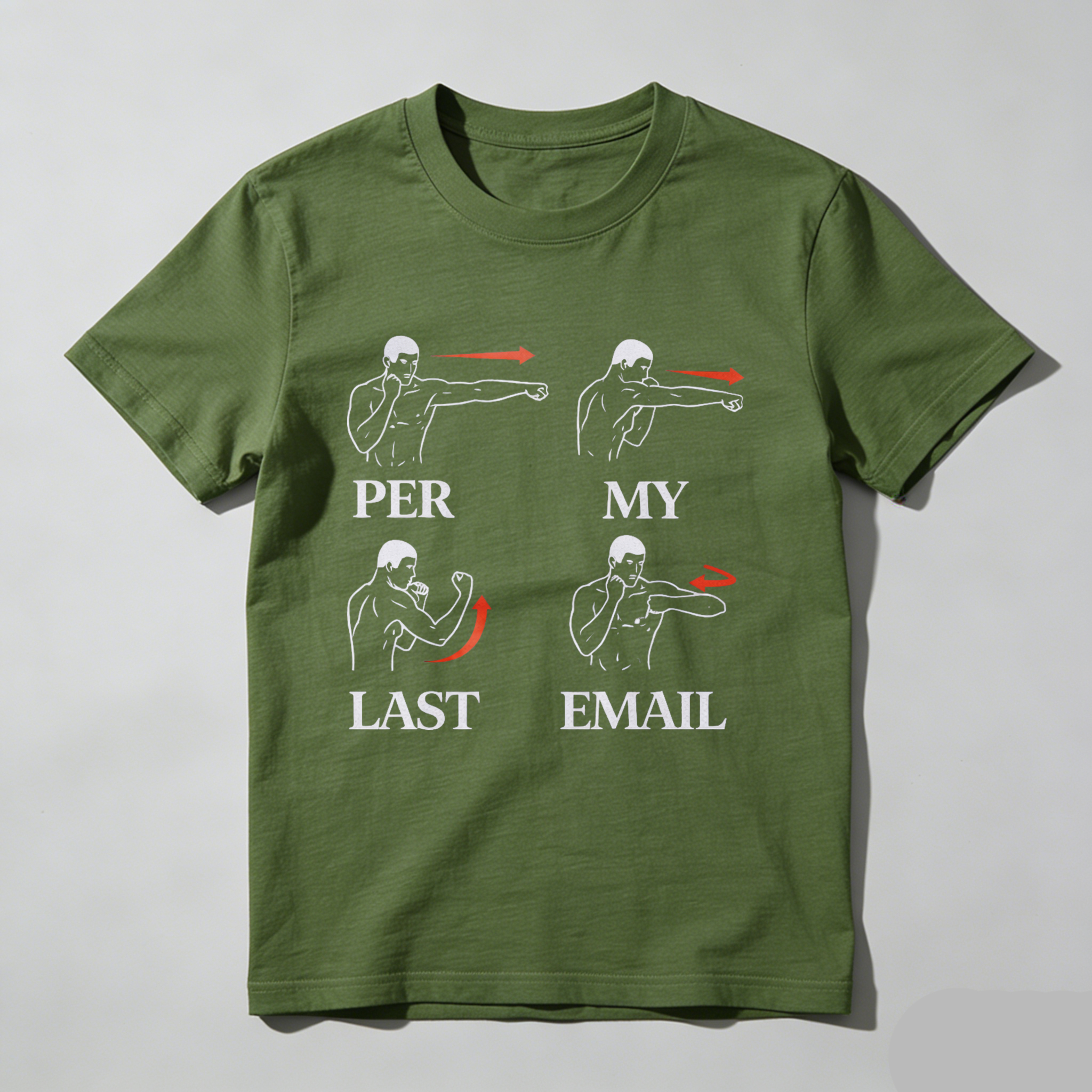 CLOTTYA Per My Last Email T-Shirt Funny Humor Graphic Tee Men Women Casual Shirt