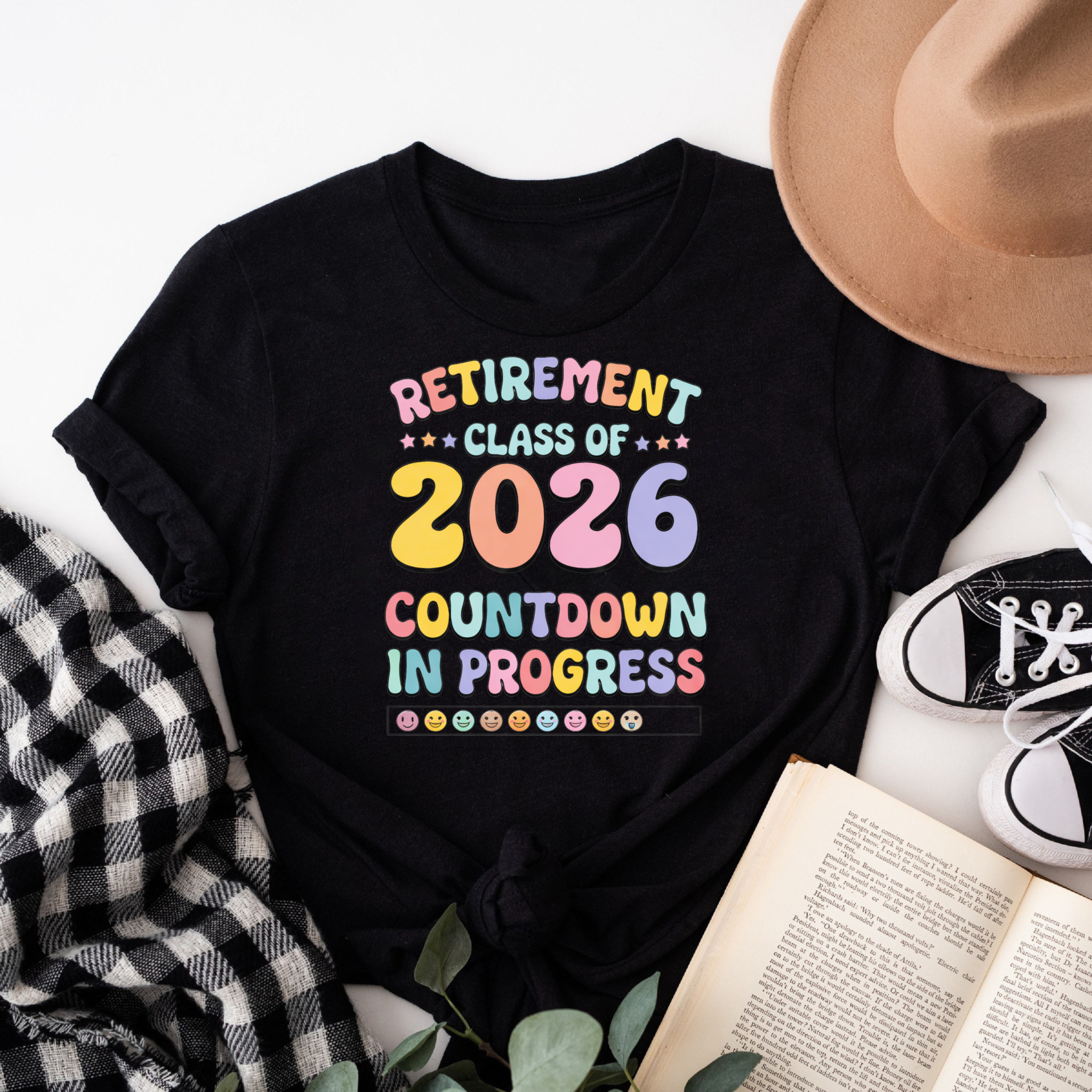 Clottya Retirement Class Of 2026 Countdown In Progress T-Shirt Summer Casual Wear