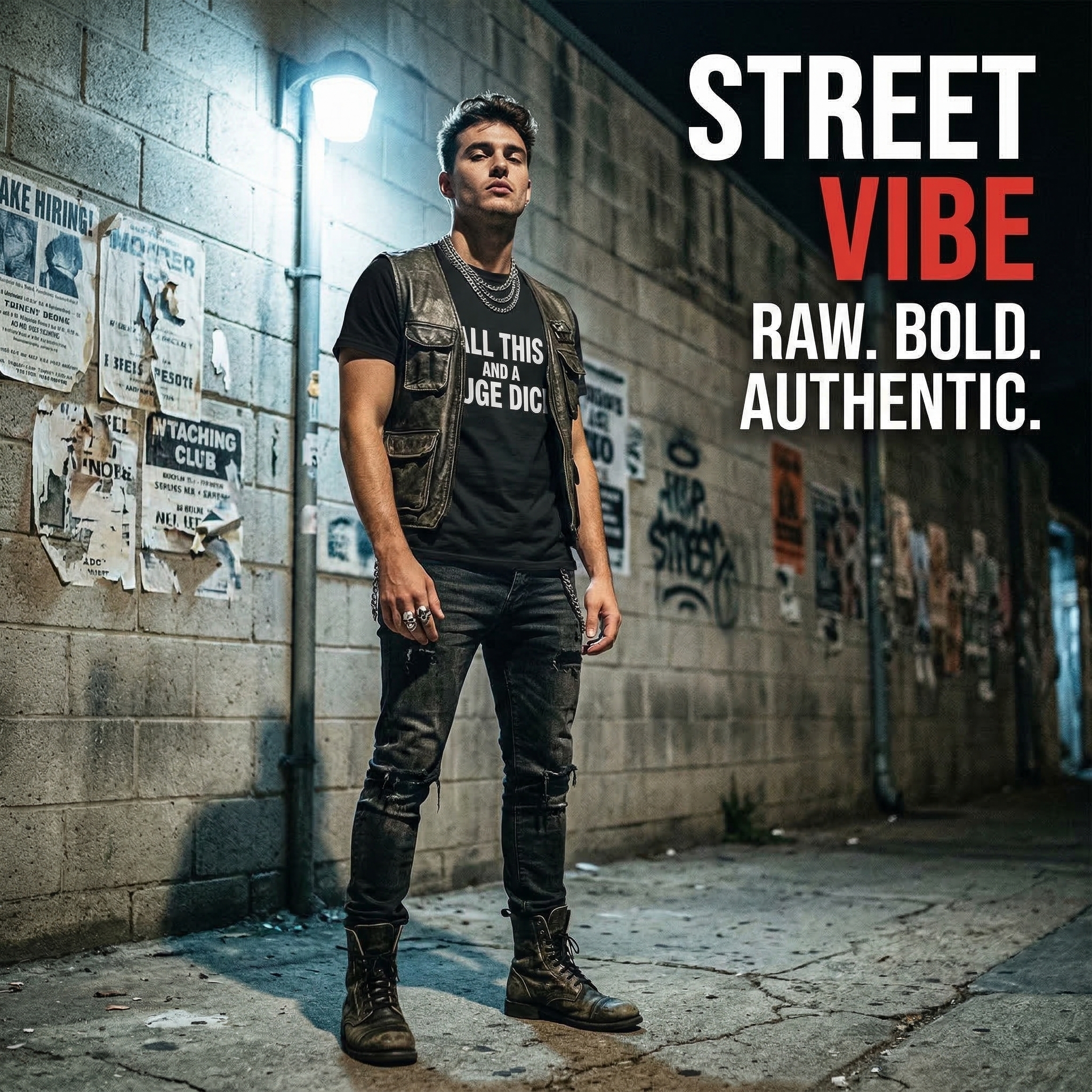 TEECURENT All This And A Huge Dick Pure Cotton Short Sleeve T Shirt