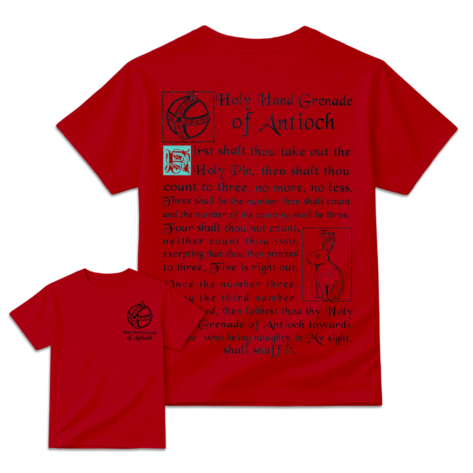 "Holy Hand Grenade Of Antioch" Monty Python T-shirt