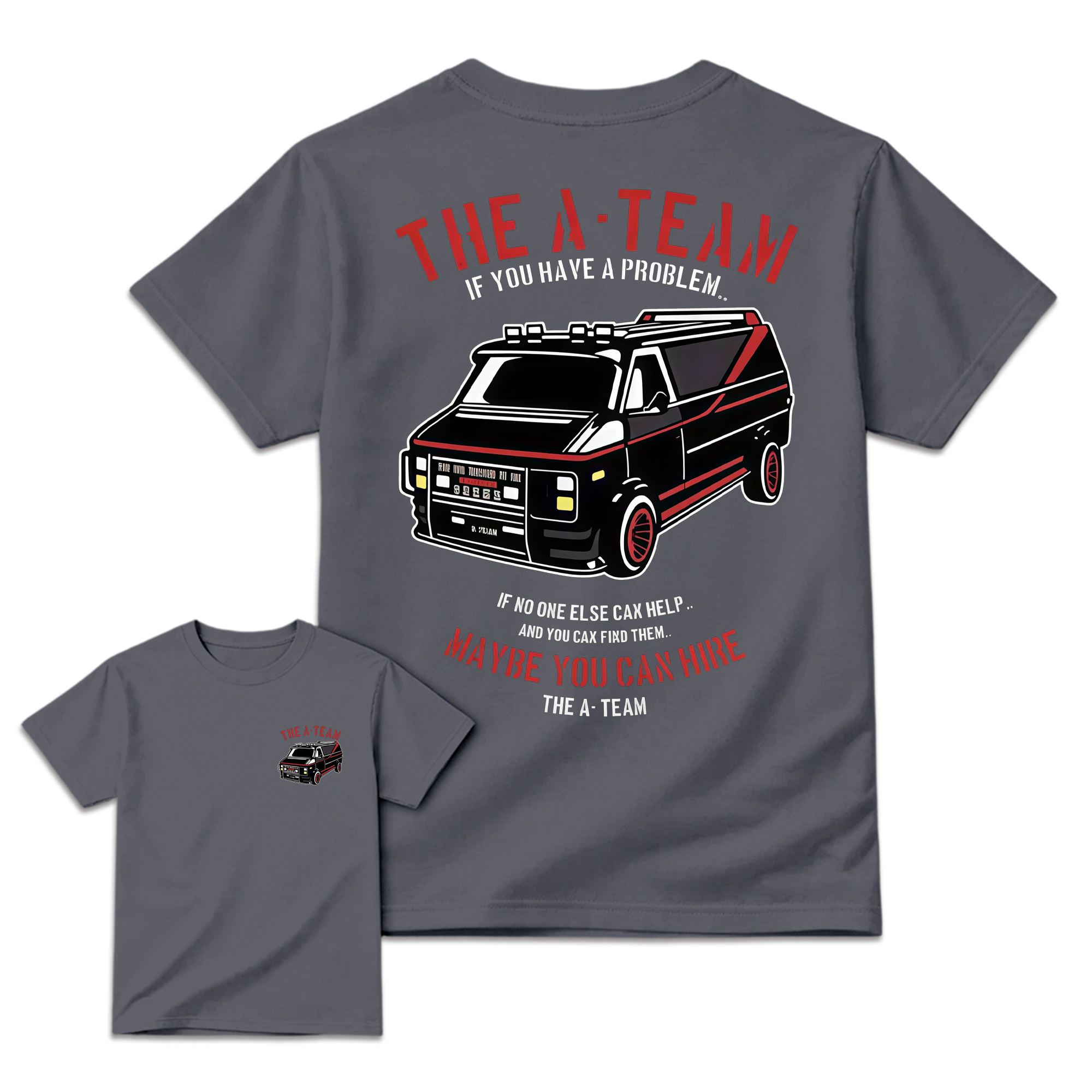 1983 Vintage TV TShirt, Retro GMC Van Graphic Tee, Classic Action Series Shirt