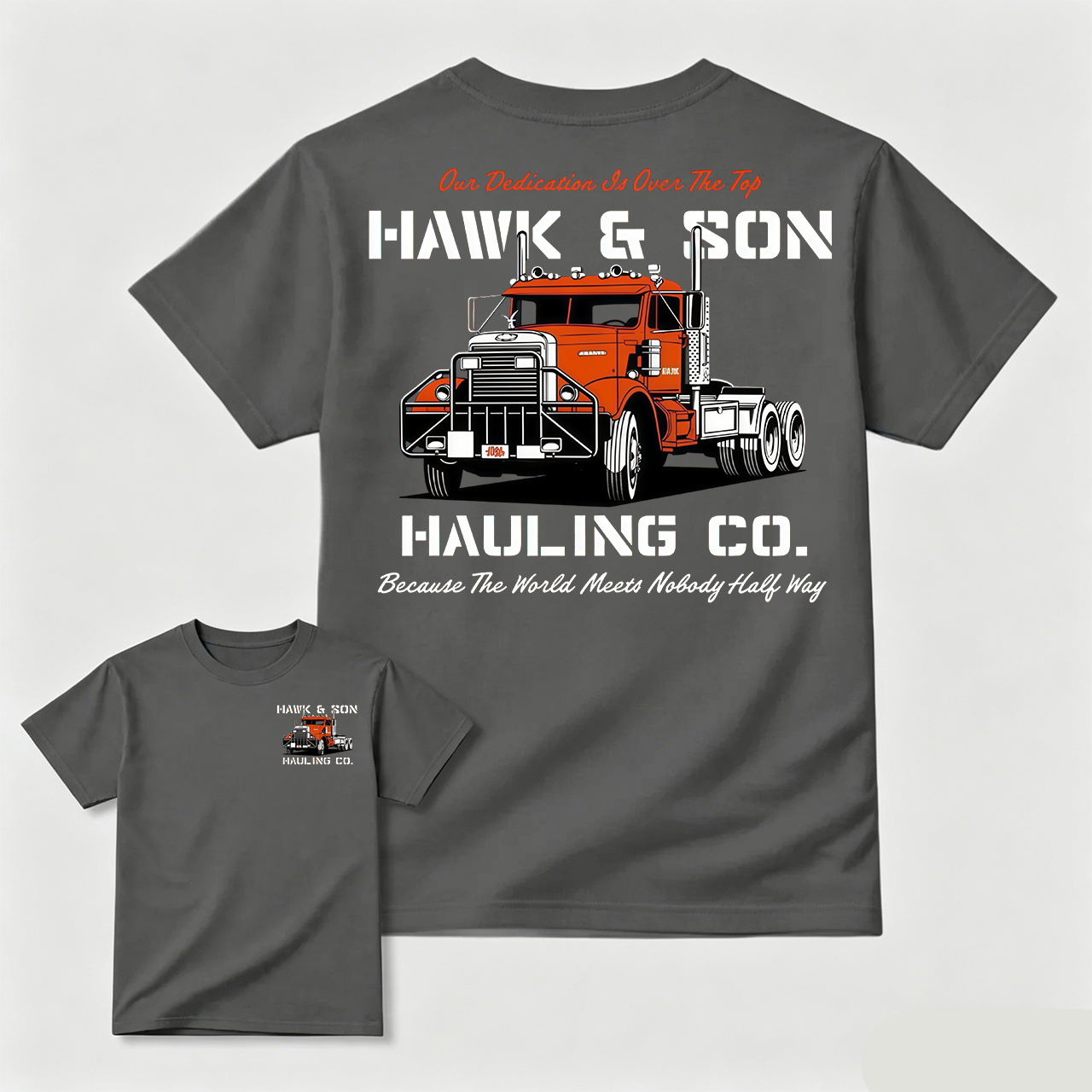 Over The Top Trucker Shirt, Vintage Arm Wrestling Movie TShirt, Classic 80s Graphic Tee, Gift For Truck Drivers, MADE IN USA