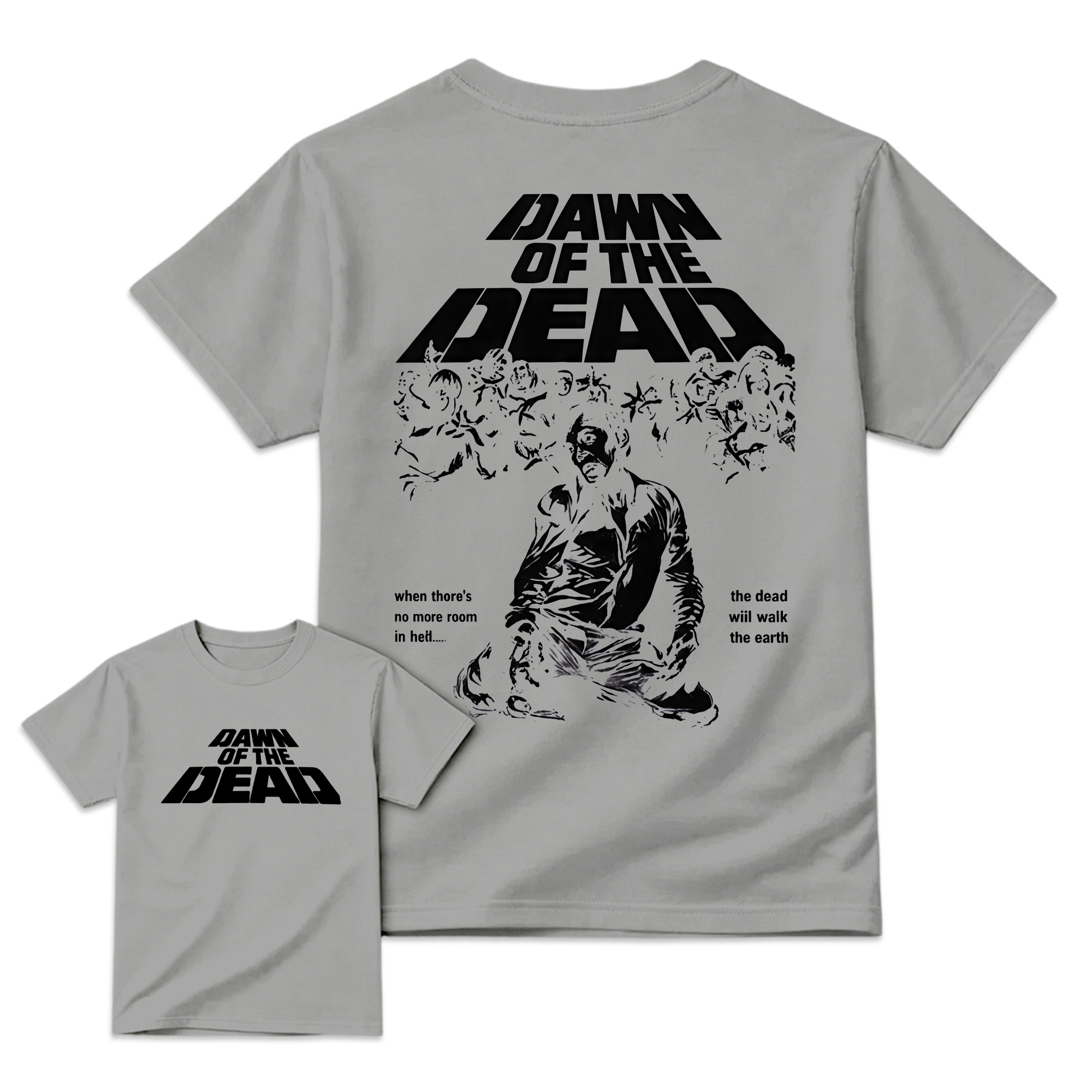 "No More Room In Hell" Zombie Apocalypse Movie T-Shirt